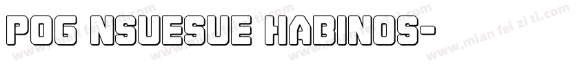 Pog Nsuesue Habinos字体转换